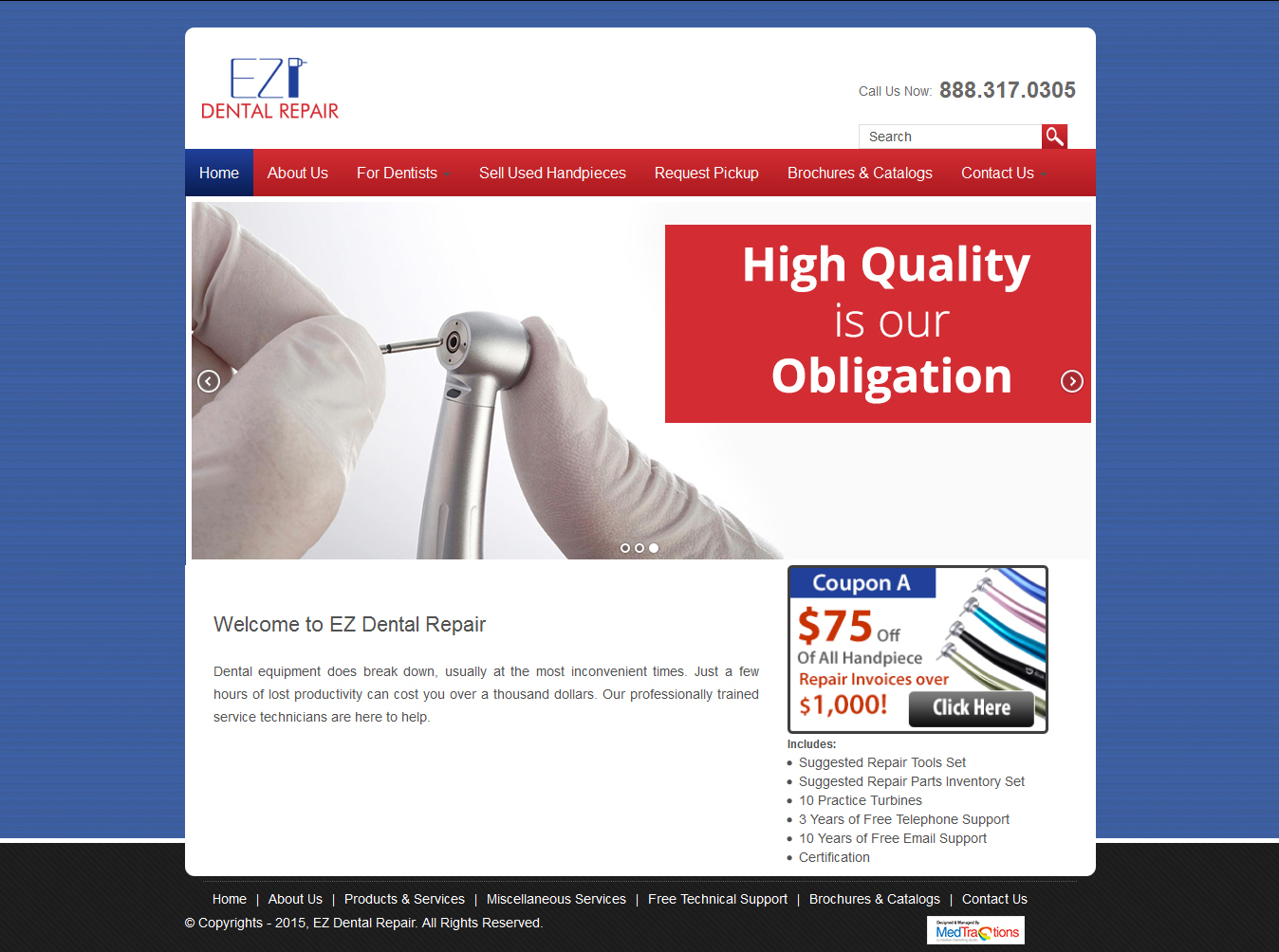 ez dental repair - Webtractions